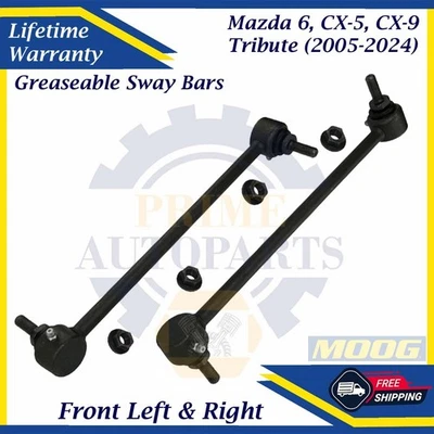 Barras estabilizadoras delanteras MOOG OEM para Mazda 6/CX-5/CX-9 2005-2024/Tribute 9 años de garantía Foto 1 de 4