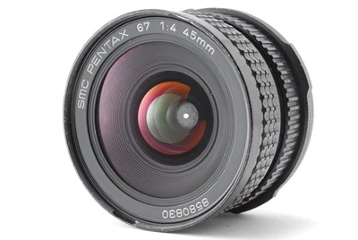 Late Model[N MINT] SMC Pentax 6x7 45mm f/4 Wide Angle Lens For 6x7 67 67II JAPAN - Image 1 of 4