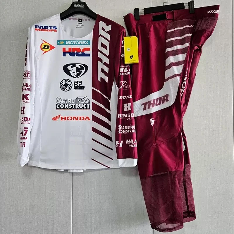 Conjunto de equipo de carreras de motocross Thor Monster Jersey/Pantalones Combo MX Traje ATV Foto 1 de 2