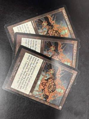 Magic the Gathering -MTG-Mask of Intolerance  x3 - Image 1 of 2