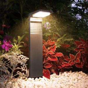 Solar Pathway Lights 4 Pack with Warm White and Cool White Mode, Modern Solar... - Picture 1 of 9