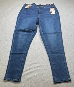 One5One Damen Jeans 18 High Rise Skinny Stretch Blau Denim Neu mit Etikett - Bild 1 von 12