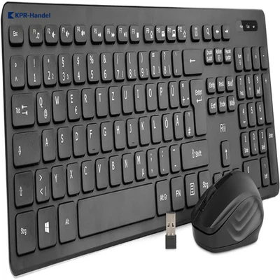Rii Wireless Tastatur & Maus | Kabellos, Ergonomisch - Bild 1 von 4