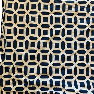Pottery Barn Teens PBT Blue White Geometric Pattern Pillow Sham - Picture 1 of 5