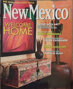 April 2010 New Mexico Magazine Living with Art Navajo Rugs - Imagen 1 de 2