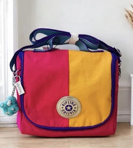 KIPLING Kichirou Lunch Food Bag Azalea Pink - Picture 1 of 5