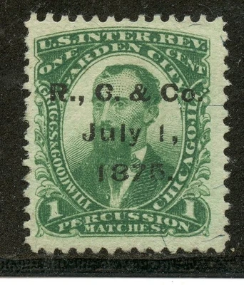 RO104b, Griggs & Goodwill match revenue stamp. - Image 1 of 2
