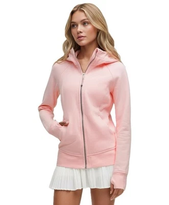 NWT LULULEMON Scuba Hoodie Full Zip Strawberry Milkshake 2 4 6 8 10 12 14 $138 - Image 1 of 4
