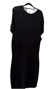 French Connection Womens Knit Mid Calf Low Back Ribbed Sweater short sleeve - Picture 1 of 12
