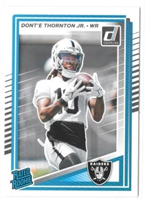 2025 Donruss Rated Rookie Dont’e Thornton #349 - Picture 1 of 3
