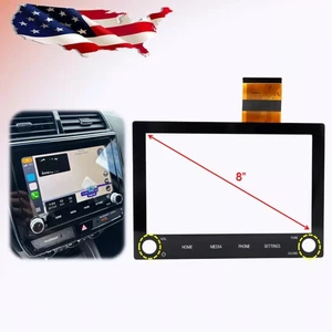 8" Touch-Screen Glass Digitizer Radio for Mitsubishi Outlander 8740A130 8740A040 - Picture 1 of 8