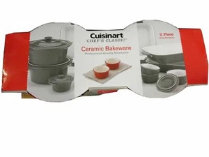 Cuisinart Red Ramekins rundes 2er-Set Schüssel Geschirr 7,5 Unzen Steinzeug 3,75 Zoll NEU - Bild 1 von 3