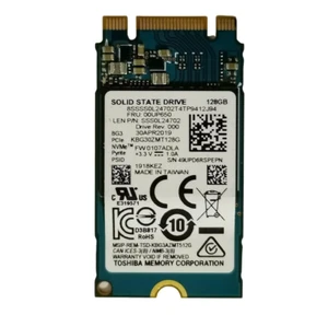 Toshiba 128GB M.2 Internal PCIe NVMe SSD KBG30ZMT128G SSS0P38304 - Afbeelding 1 van 1