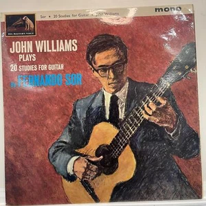 John Williams Fernando Sor 20 Guitar Studies HMV Vinyl LP Classical EMI RARE - Picture 1 of 2