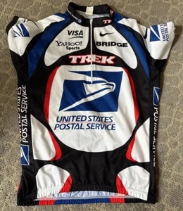 USPS Team Bike Cycling Jersey Shirt TREK Nike Visa - Picture 1 of 6