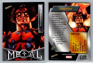 THUNDERBIRD #64 - 2020 Marvel X-Men Metal Universe Black Epack Exclusive - Picture 1 of 1