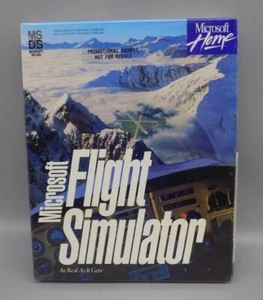 Floppy sigillato Microsoft Flight Simulator versione 5.0 1993 copia promozionale 3,5 pollici - Foto 1 di 9
