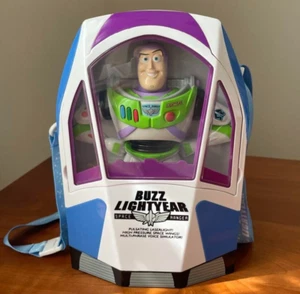 Buzz Lightyear Popcorn Bucket Tokyo Disney Sea Limited Toy Story Japan Used - Picture 1 of 3
