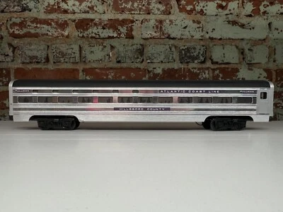 MTH MT-6601 Atlantic Coast Line Plated 70' Aluminum Sleeper/Diner Passenger - Image 1 of 4