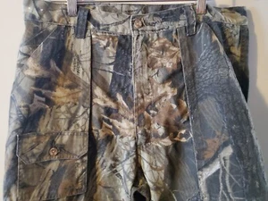 Wrangler Realtree Rugged Wear Pants Convertible Mens 36x32 Hardwoods Camouflage  - Picture 1 of 8