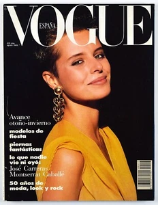 VOGUE SPAIN Spain Magazine No.17 August 1989 - NATALIE BLOOM - Picture 1 of 5