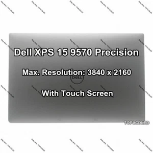 Conjunto de pantalla táctil LCD LED UHD 15,6" Dell XPS 15 9570 Precision 5530 - Imagen 1 de 6