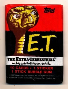 1982 Universal Studios E.T. Extra-Terrestrial Trading Card Pack - Picture 1 of 4