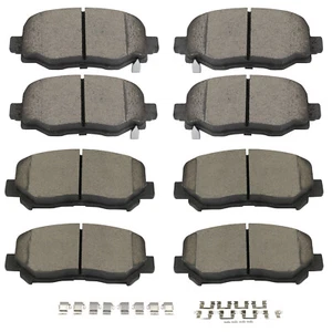 Front Rear Brake Pads kit for 2014-2017 Jeep Cherokee WITH SINGLE PISTON CALIPER - Bild 1 von 9