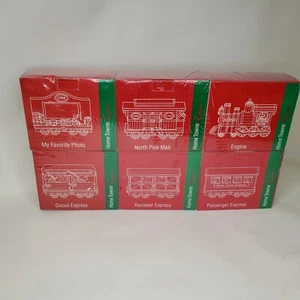 JC Penney Home Towne Express, set 6 treni in ceramica 1998, scatole nuove sigillate - Foto 1 di 11