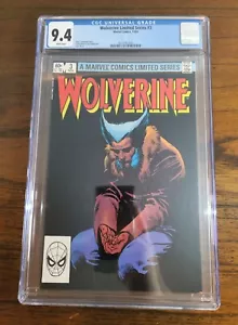 WOLVERINE SERIE LIMITATA #3 CGC 9,4 PAGINE BIANCHE COPERTINA/ARTE FRANK MILLER - Foto 1 di 14