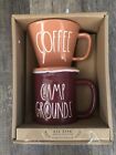Rae Dunn "coffee? ?campgrounds?  Mug DRIP Set! Brand New! Ceramic Set!