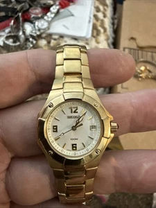 Vintage Damen Seiko 7N82-OBEO Armbanduhr mit Saphirglas - Bild 1 von 3