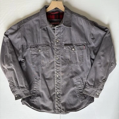 Мужская джинсовая куртка Craftsman M с флисовой подкладкой рабочая одежда состаренная стиль Carhartt  - Изображение 1 из 4