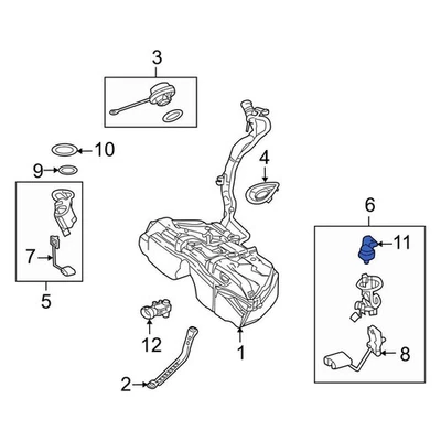 For Mercedes-Benz Metris 16-22 Mercedes-Benz Fuel Tank Pressure Sensor Foto 1 de 4