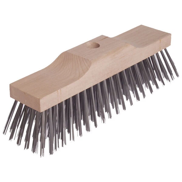 Lessmann 146.201.00 Balai Tête Élevée Bois Stock 6 Rangée 300mm x 70mm - Photo 1/1