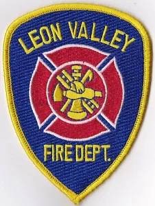 Leon Valley Fire Dept. TX Fire Patch NEW !! - Picture 1 of 1