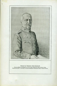 General der Infanterie ERICH Ludendorff - Arnold Busch - S/W - 1916 - Kunstdruck - Picture 1 of 1