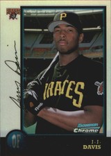 1998 (PIRATES) Bowman Chrome Refractors #141 J.J. Davis