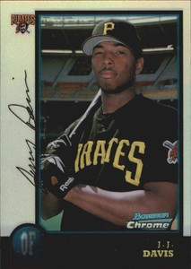 1998 (PIRATES) Bowman Chrome Refractors #141 J.J. Davis