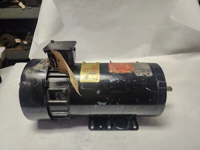 Reliance 1 Hp. T56H1120N-TQ DC Electric Motor 180 V.  1725 rpm Rebuilt Motor - Image 1 of 4