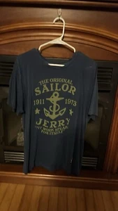 Sailor Jerry Tattoo Or Rum Shirt - Picture 1 of 4