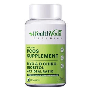 Health Veda Pcos Supplements Tablets, 60 Tablets - Picture 1 of 8