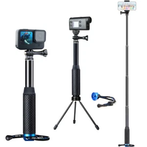 29''Selfie Stick Extendable Monopod Telescopic Handheld Pole for Gopro Insta360 - Picture 1 of 10