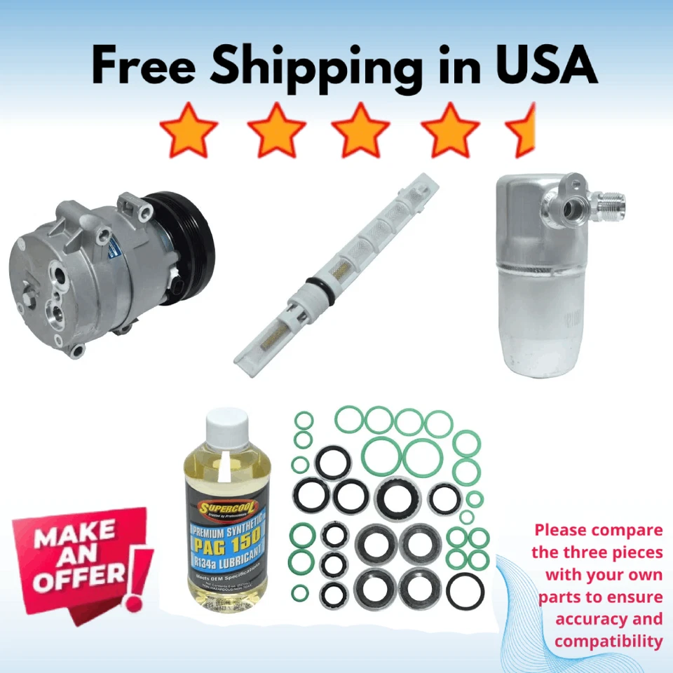 Compressor e válvula ajuste AC Chevrolet Corvette 1997-1999 - Imagem 1 de 4