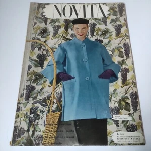 Novità Milano n. 11, settembre 1951 rivista di moda - Picture 1 of 6