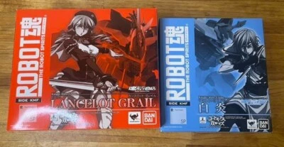 Code Geass Lancelot Grail Byakuen Robot Spirits Action Figure SET - Image 1 of 2