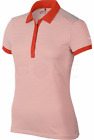 Nike Golf Victory Stripe Women Polo Shirt Red White 725585 657