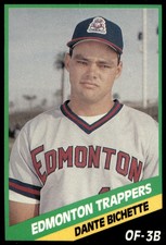 1988 CMC Edmonton Trappers Dante Bichette #23 Edmonton Trappers