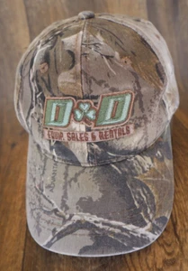 D & D Equipment Sales Rental Cap Hat Brown Camouflage #11 - Picture 1 of 3