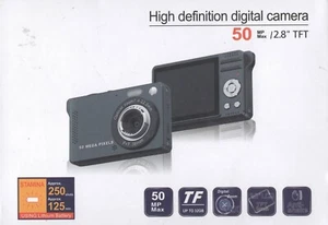 Portable 1080P Digital Camera with 16x Zoom, 50MP Photos, 2.8 Inch Screen, Built - Picture 1 of 1